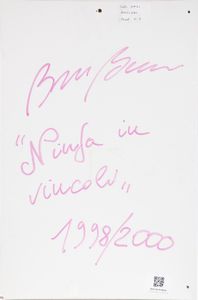 BENUZZI BRUNO (n. 1951) : Ninfa in vincoli.  - Asta ASTA 319 - ARTE MODERNA E CONTEMPORANEA (online ) - Associazione Nazionale - Case d'Asta italiane