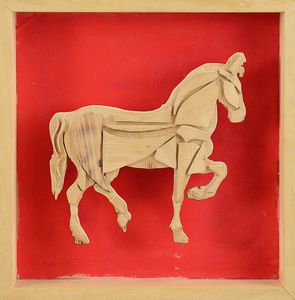 MARIO CEROLI [Castelfrentano 1938] - Il cavallo, 2006