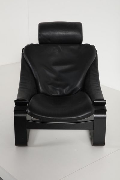 FRIBYTER AKE (1922 - 1998) : Coppia di poltrone Kroken Chairs produzione Nelo Mobel  - Asta DESIGN  (online) - Associazione Nazionale - Case d'Asta italiane