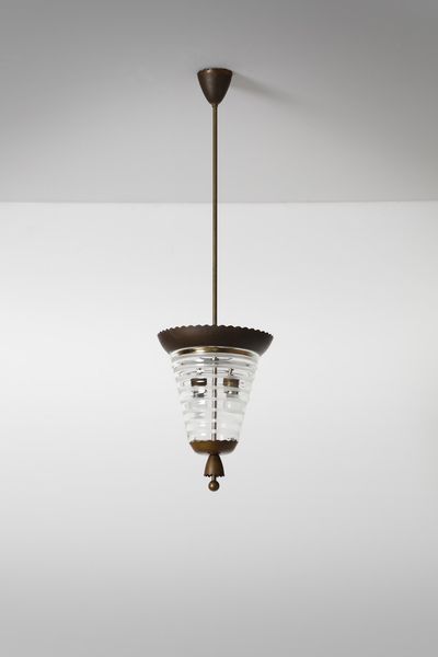 CHIESA PIETRO (1892 - 1948) : Lampada da soffitto per Luigi Fontana  - Asta DESIGN  (online) - Associazione Nazionale - Case d'Asta italiane