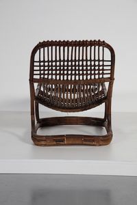 AGNOLI TITO (1931 - 2012) : Chaise longue per Vittorio Bonacina  - Asta DESIGN  (online) - Associazione Nazionale - Case d'Asta italiane