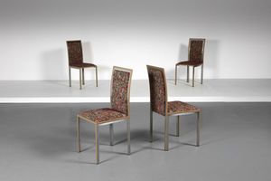 REGA ROMEO (1925 - 1984) : nello stile di. Tavolo con quattro sedie  - Asta DESIGN  (online) - Associazione Nazionale - Case d'Asta italiane