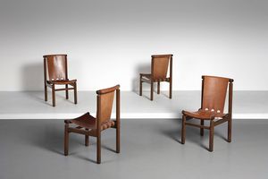 TAPIOVAARA ILMARI (1914 - 1999) - Quattro sedie per La Permanente del Mobile di Cant