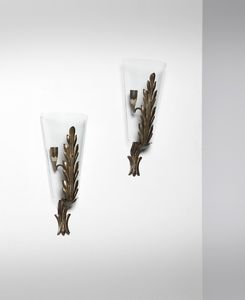 MANIFATTURA ITALIANA : Coppia di lampade da parete  - Asta DESIGN  (online) - Associazione Nazionale - Case d'Asta italiane