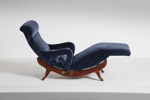 SCAPINELLI GIUSEPPE (1891 - 1982) - attribuito. Chaise longue, manifattura brasiliana