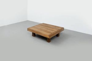MARIO PASSANTI - Tavolino in legno di noce. Anni '60 cm 30x100x83