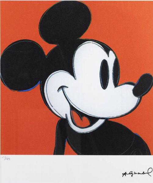 ANDY WARHOL USA 1927 - 1987 : Mickey mouse  - Asta Asta 183 Grafica - Associazione Nazionale - Case d'Asta italiane