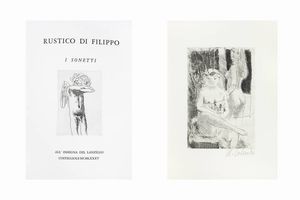 MARIO CALANDRI Torino 1914 - 1993 - Rustico di Filippo - I sonetti 1985
