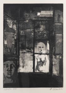 MARIO CALANDRI Torino 1914 - 1993 - La finestra 1972