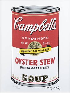 ANDY WARHOL USA 1927 - 1987 - Campbell's soup-Oyster Stew