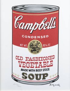 ANDY WARHOL USA 1927 - 1987 - Campbell's soup-Old fashioned vegetable