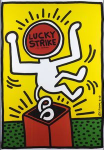KEITH HARING Reading 1958 1990 New York - Lucky strike