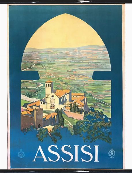 Grassi Vittorio : ASSISI  - Asta Manifesti d'epoca - Associazione Nazionale - Case d'Asta italiane