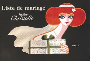 Villemot Bernard - LISTE DE MARRIAGE PAVILLON CHRISTOPHLE