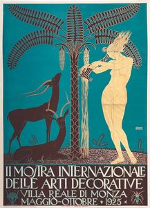Guerrini Giovanni - MOSTRA INTERNAZIONALE D ARTI DECORATIVE, MONZA, 1925