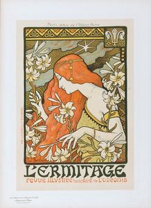 Paul Berthon (1872-1934) / Emile Berchmans (1867-1947) - L HERMITAGE, REVUE ILLUSTREE / LA DANSEUSE