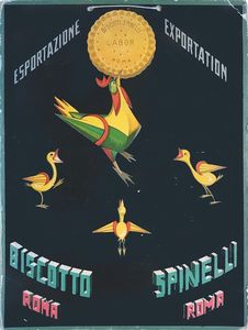 Nerino Nannetti Neri - ESPORTAZIONE-EXPORTATION / BISCOTTO SPINELLI, ROMA