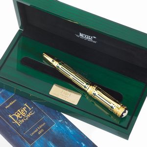 MONTBLANC - MONTBLANC "HOMMAGE A PETER I THE GREAT" PENNA STILOGRAFICA SERIE PATRON OF ART EDIZIONE LIMITATA N. 0225/4810, ANNO 1997