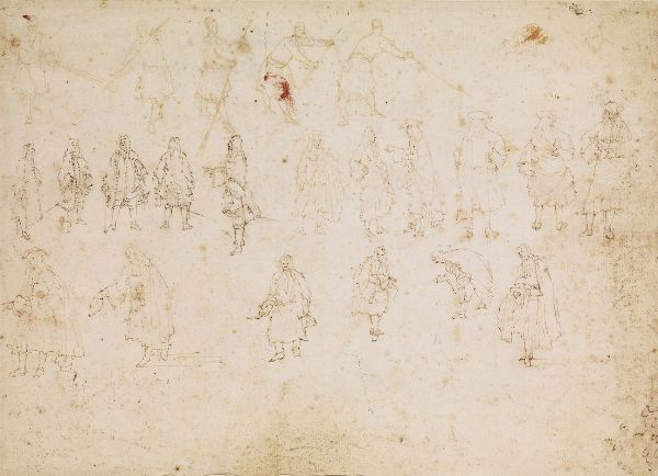 Luca Carlevarijs  - Asta Opere su carta: disegni, dipinti e stampe dal secolo XV al XIX - Associazione Nazionale - Case d'Asta italiane