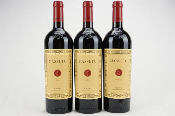 Masseto 2015  - Asta Il Fascino e l'Eleganza - Un percorso tra i migliori Vini italiani e francesi - Associazione Nazionale - Case d'Asta italiane
