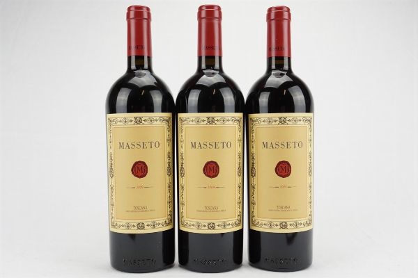 Masseto 2009  - Asta Il Fascino e l'Eleganza - Un percorso tra i migliori Vini italiani e francesi - Associazione Nazionale - Case d'Asta italiane