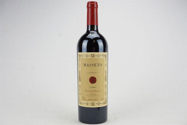 Masseto 2001  - Asta Il Fascino e l'Eleganza - Un percorso tra i migliori Vini italiani e francesi - Associazione Nazionale - Case d'Asta italiane