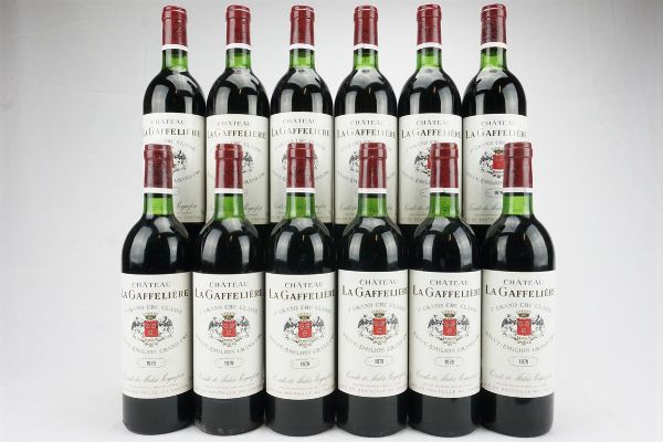 Château La Gaffelière 1979  - Asta Il Fascino e l'Eleganza - Un percorso tra i migliori Vini italiani e francesi - Associazione Nazionale - Case d'Asta italiane