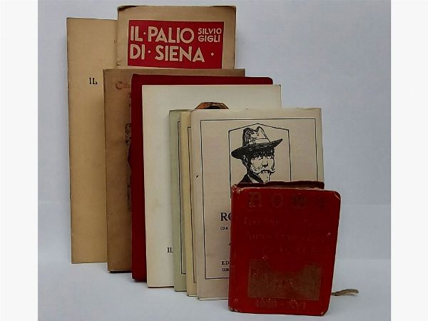 Lotto di guide, opuscoli e curiosit: Roma, Firenze, Siena  - Asta Asta 207 - Libri d'Arte - Associazione Nazionale - Case d'Asta italiane