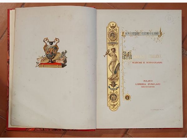 Lotto di libri sulla maiolica italiana  - Asta Asta 207 - Libri d'Arte - Associazione Nazionale - Case d'Asta italiane