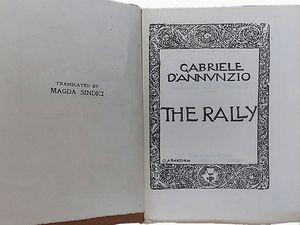 Gabriele D'Annunzio : La Riscossa - The Rally  - Asta Asta 207 - Libri d'Arte - Associazione Nazionale - Case d'Asta italiane