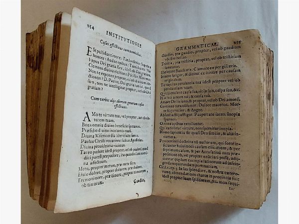 Institutiones grammaticae  - Asta Asta 206 - Libri Antichi - Associazione Nazionale - Case d'Asta italiane
