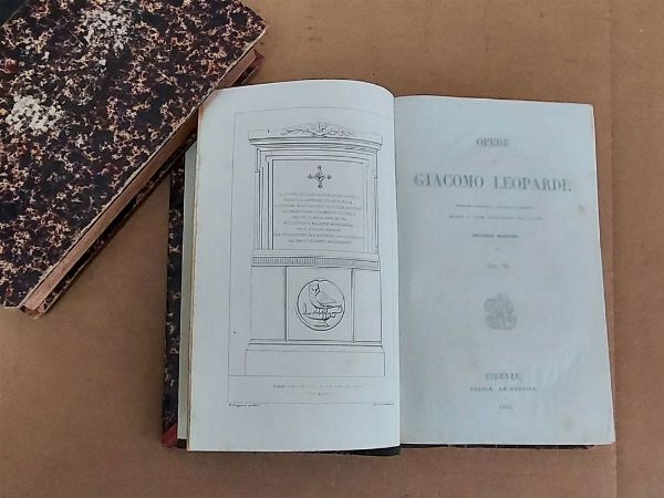 GIACOMO LEOPARDI : Opere  - Asta Asta 206 - Libri Antichi - Associazione Nazionale - Case d'Asta italiane