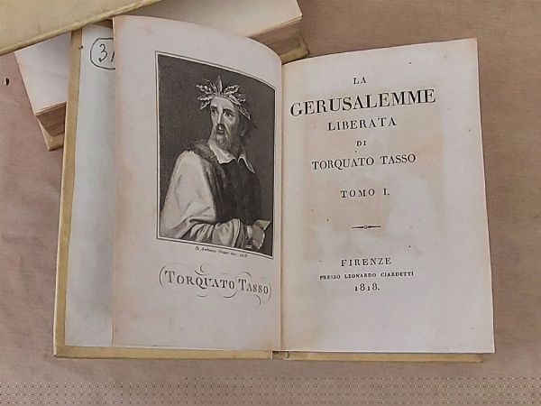 Torquato Tasso : La Gerusalemme liberata  - Asta Asta 206 - Libri Antichi - Associazione Nazionale - Case d'Asta italiane