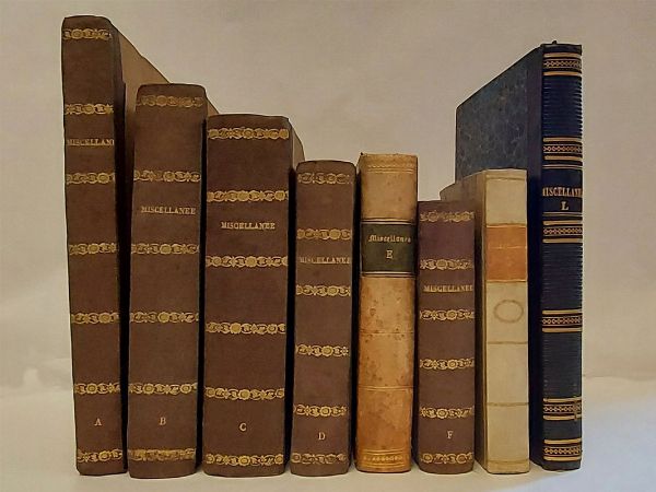 Lotto di libri: miscellanee  - Asta Asta 206 - Libri Antichi - Associazione Nazionale - Case d'Asta italiane