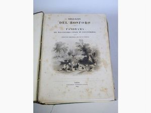 Antonio Baratta : Bellezze del Bosforo  - Asta Asta 206 - Libri Antichi - Associazione Nazionale - Case d'Asta italiane
