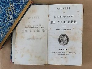 Jean Baptiste Poquelin : Oeuvres de J. B. Poquelin de Moliere  - Asta Asta 206 - Libri Antichi - Associazione Nazionale - Case d'Asta italiane