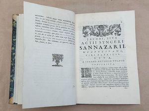 JACOPO SANNAZARO : Poemata  - Asta Asta 206 - Libri Antichi - Associazione Nazionale - Case d'Asta italiane