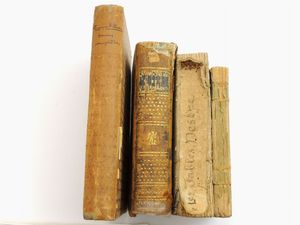 Lotto di quattro edizioni francesi  - Asta Asta 206 - Libri Antichi - Associazione Nazionale - Case d'Asta italiane