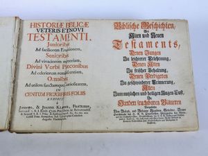 Historiae Biblicae Veteris et Novi Testamenti  - Asta Asta 206 - Libri Antichi - Associazione Nazionale - Case d'Asta italiane