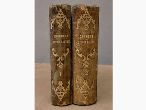 Giunio Carbone : Compendio della Storia ligure  - Asta Asta 206 - Libri Antichi - Associazione Nazionale - Case d'Asta italiane