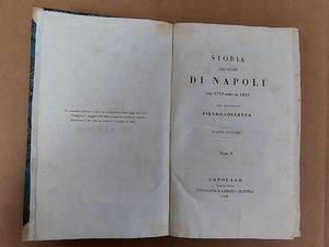 Pietro Colletta : Storia del reame di Napoli  - Asta Asta 206 - Libri Antichi - Associazione Nazionale - Case d'Asta italiane