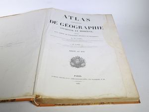Atlas universel de Gographie ancienne et moderne  - Asta Asta 206 - Libri Antichi - Associazione Nazionale - Case d'Asta italiane