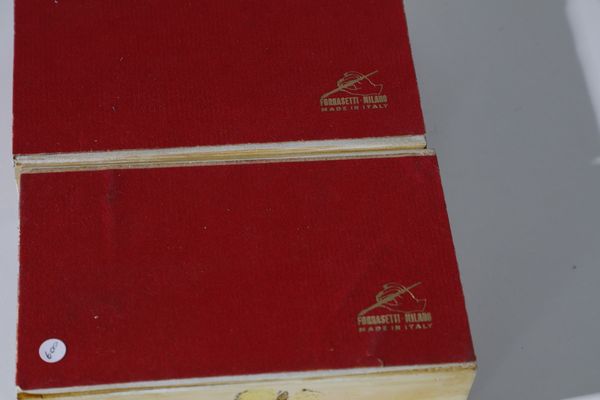 FORNASETTI PIERO (1913 - 1988) : Coppia di scatole  - Asta ASTA 323 - DESIGN (tradizionale) - Associazione Nazionale - Case d'Asta italiane