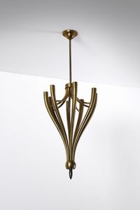 ULRICH GUGLIELMO (1904 - 1977) - Lampada a sospensione manifattura Strada, Milano