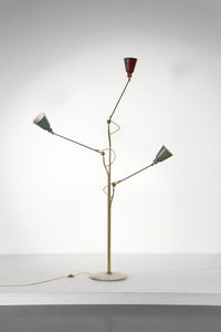 LELII ANGELO (1911 - 1979) - Lampada da terra poduzione Arredoluce
