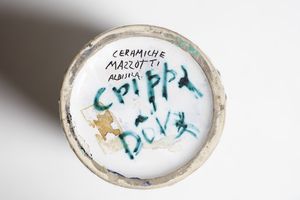 ROBERTO CRIPPA (1921-1972) & GIANNI DOVA (1925-1991) : Vaso per Ceramiche Mazzotti  - Asta ASTA 324 - FICTILIADORABILIS - CERAMICHE (tradizionale) - Associazione Nazionale - Case d'Asta italiane