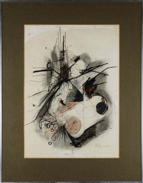 Ruggieri Piero : Senza titolo, 1962  - Asta Arte Moderna e Contemporanea | Cambi Time - Associazione Nazionale - Case d'Asta italiane
