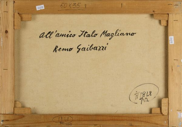 Gaibazzi Remo : Senza titolo  - Asta Arte Moderna e Contemporanea | Cambi Time - Associazione Nazionale - Case d'Asta italiane