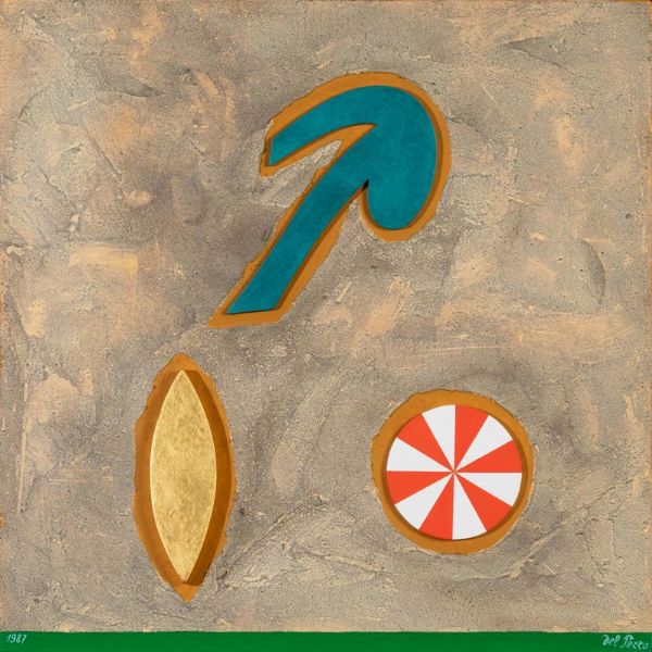 DEL PEZZO LUCIO : Terra ocra, 1987  - Asta Arte Moderna e Contemporanea | Cambi Time - Associazione Nazionale - Case d'Asta italiane