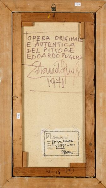 Puglisi Edoardo : Etna, 1971  - Asta Arte Moderna e Contemporanea | Cambi Time - Associazione Nazionale - Case d'Asta italiane